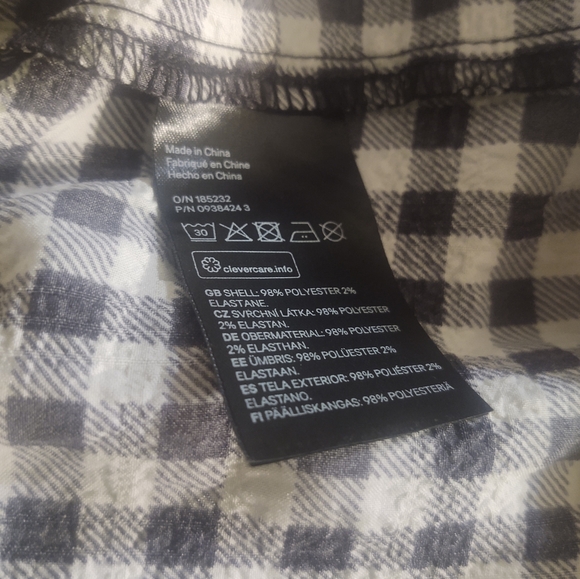 Gingham Sundress in 🔲 Black & White by Divided~ Long-length Size: L - Picture 5 of 9